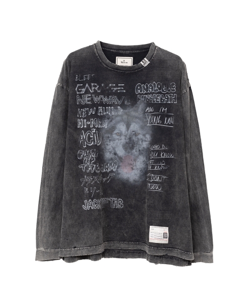 Bleached Long-sleeve T-shirt