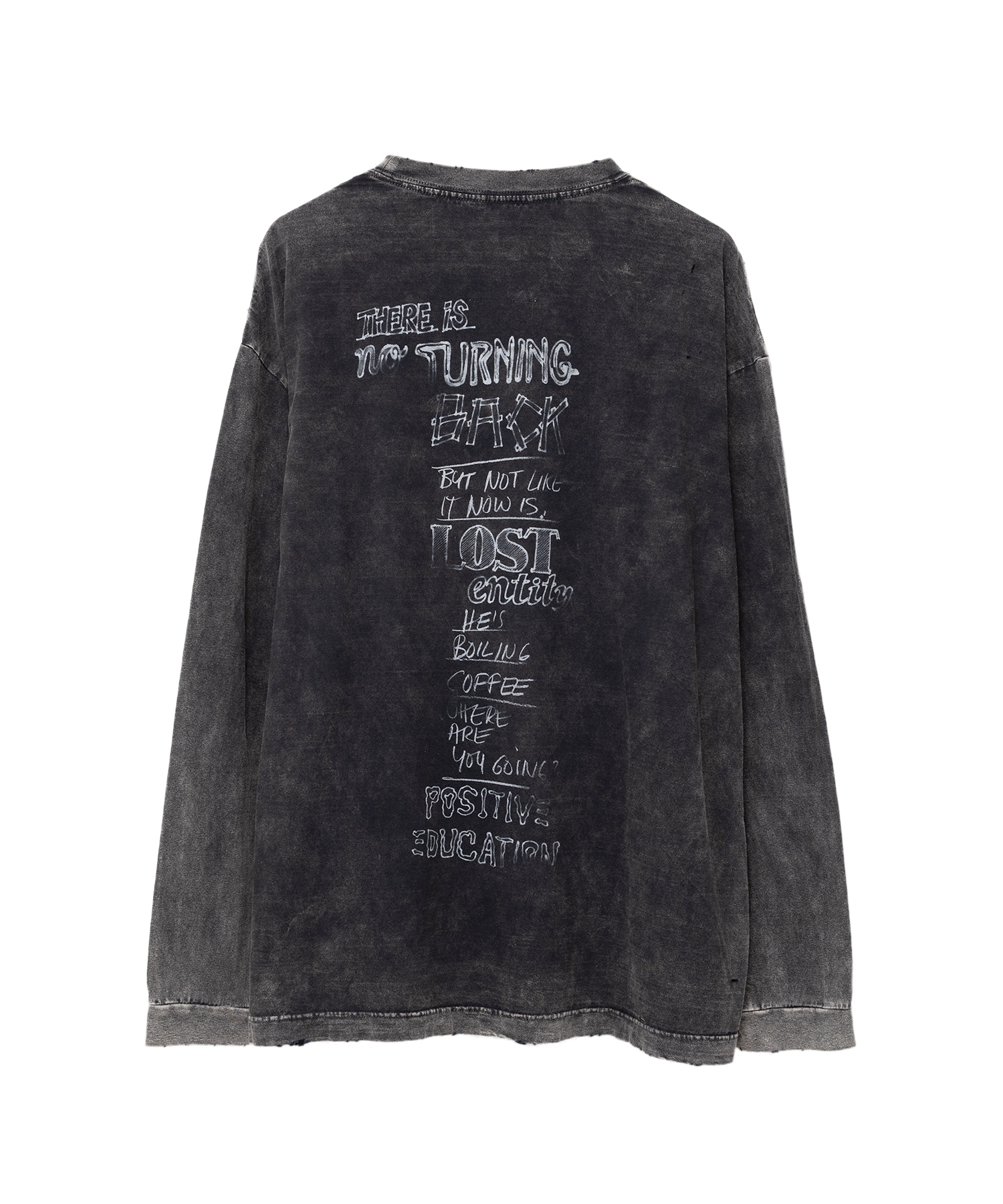 Bleached Long-sleeve T-shirt