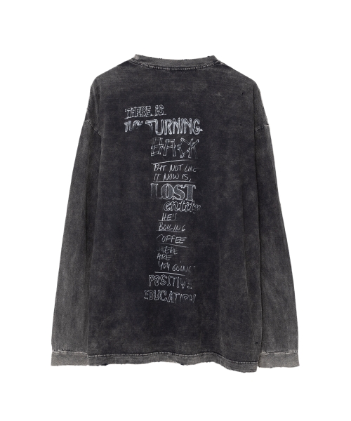 Bleached Long-sleeve T-shirt