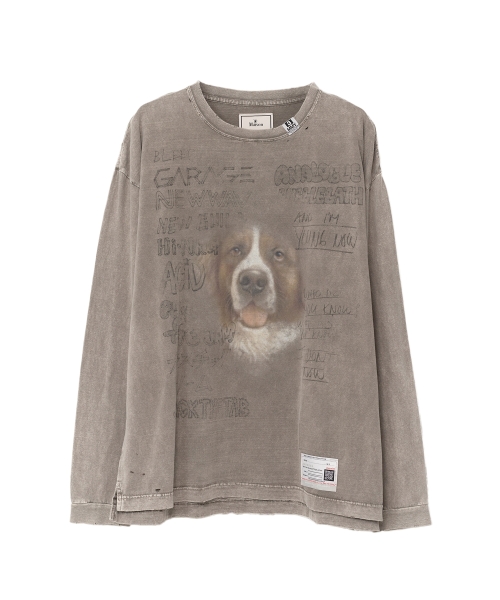 Bleached Long-sleeve T-shirt