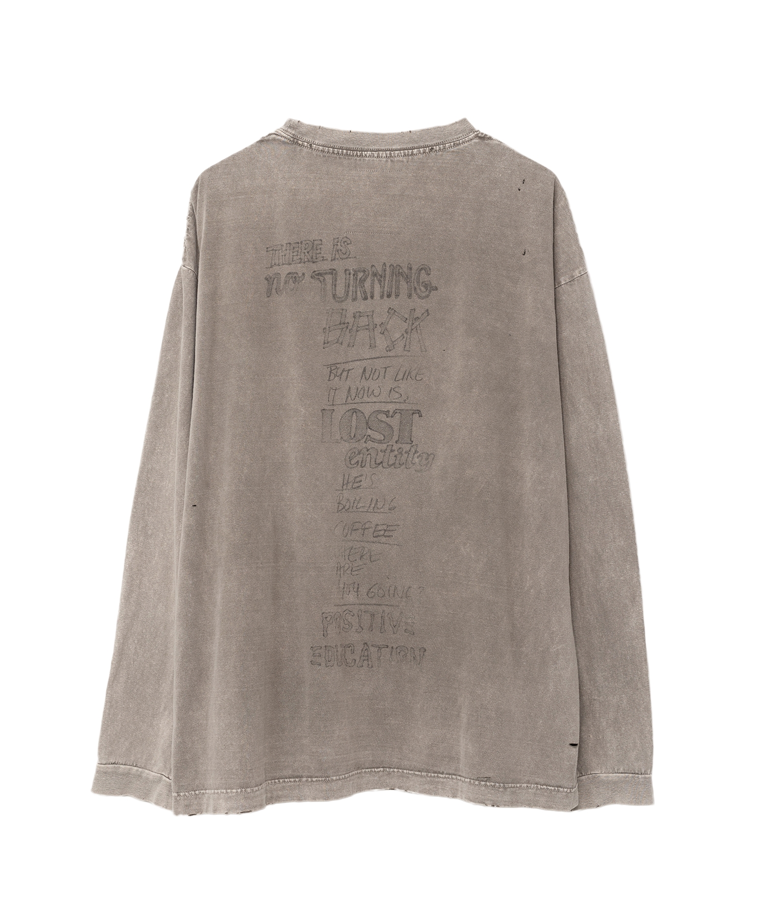 Bleached Long-sleeve T-shirt