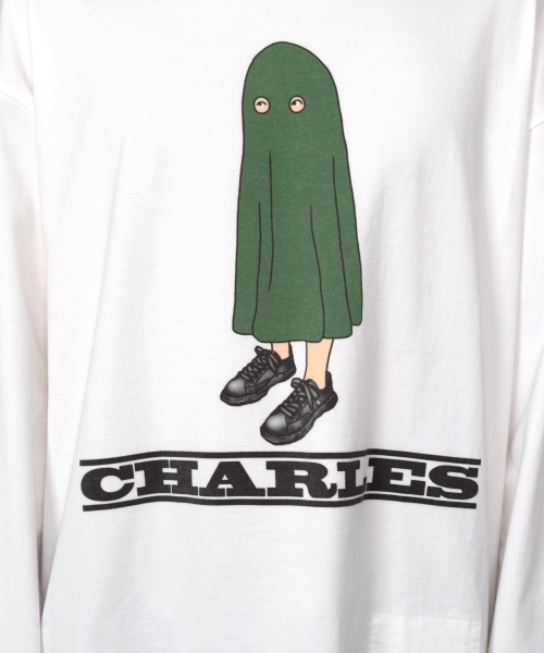 CHARLES Printed Long Sleeve T-shirt