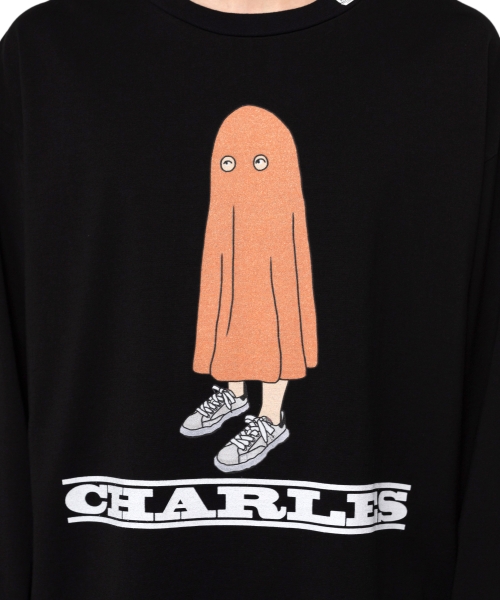CHARLES Printed Long Sleeve T-shirt
