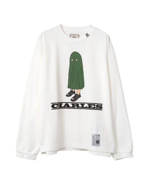 CHARLES Printed Long Sleeve T-shirt