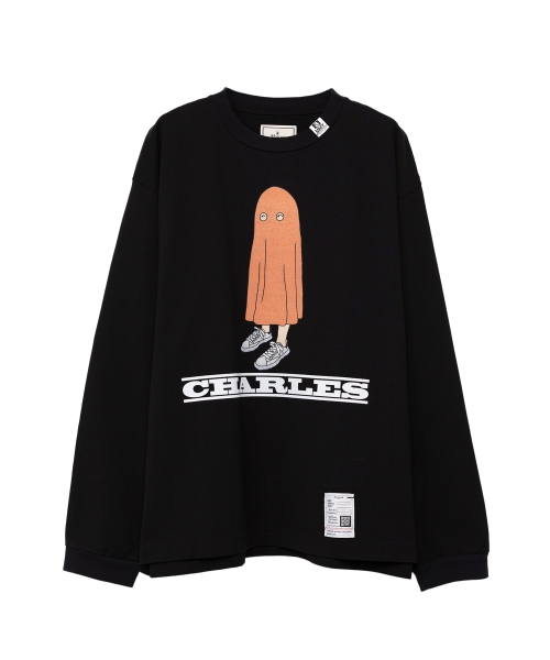 CHARLES Printed Long Sleeve T-shirt