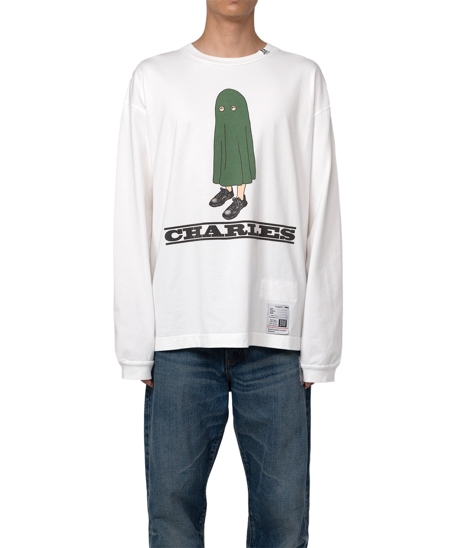 CHARLES Printed Long Sleeve T-shirt