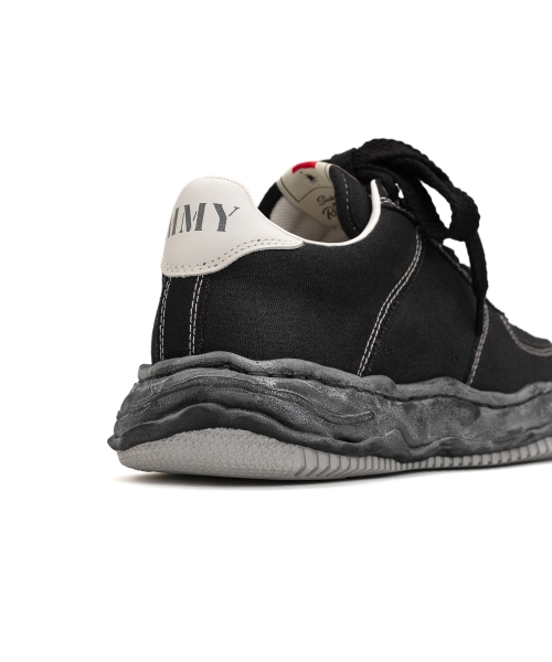 "WAYNE" OG Sole Over-Dyed Canvas Low-top Sneaker