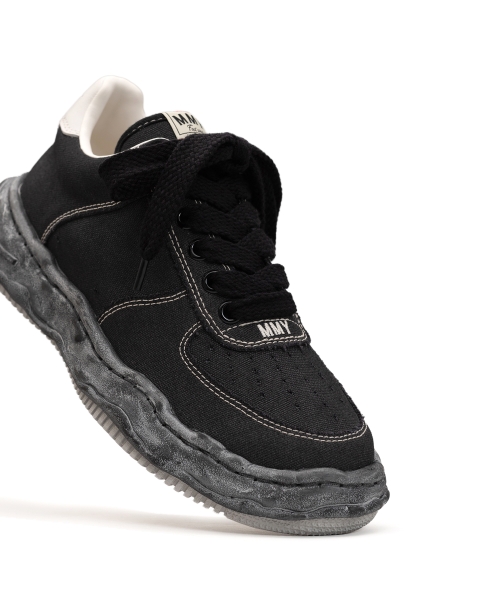 "WAYNE" OG Sole Over-Dyed Canvas Low-top Sneaker