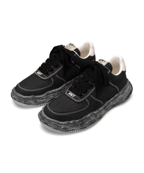 "WAYNE" OG Sole Over-Dyed Canvas Low-top Sneaker