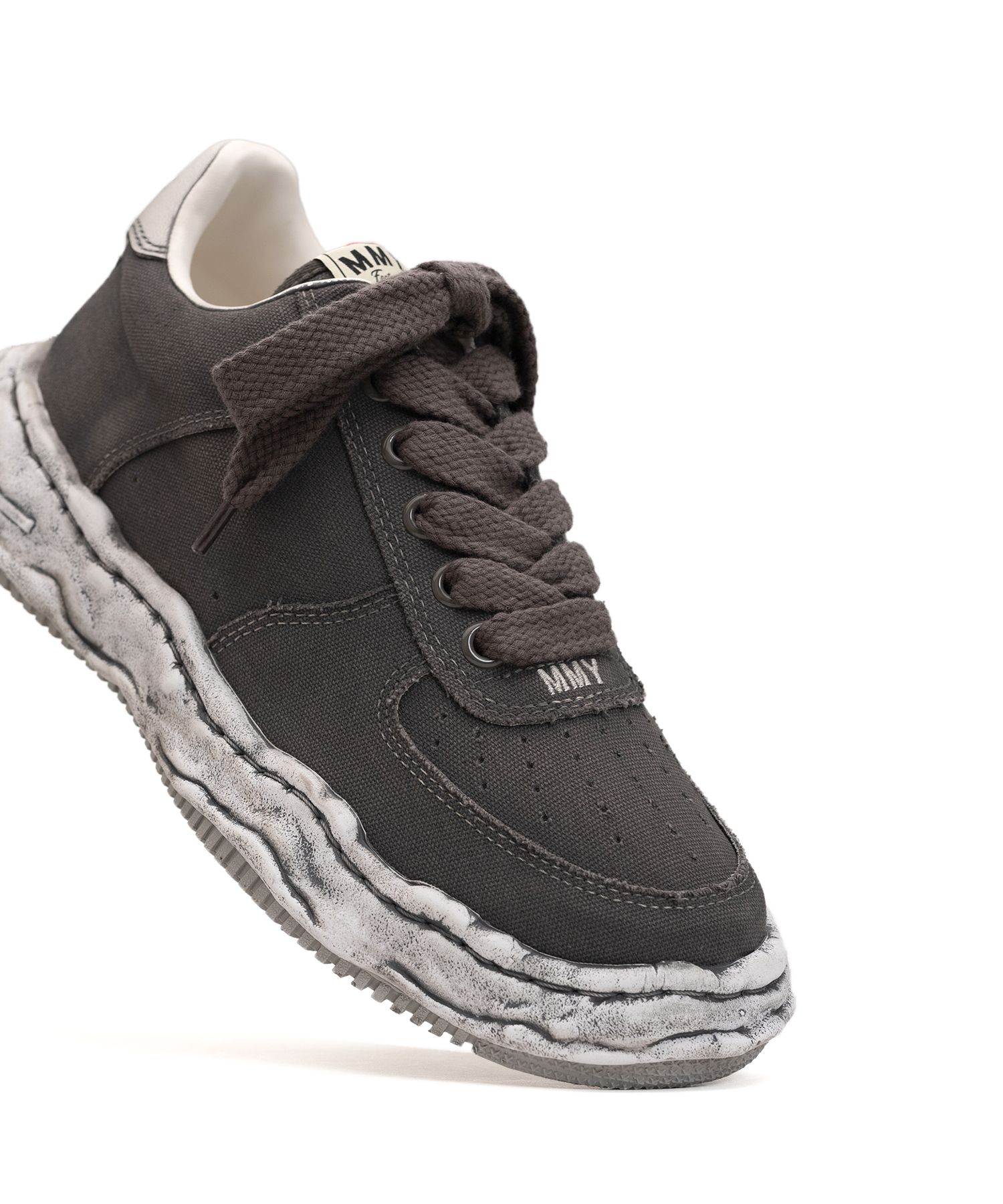 "WAYNE" OG Sole Over-Dyed Canvas Low-top Sneaker