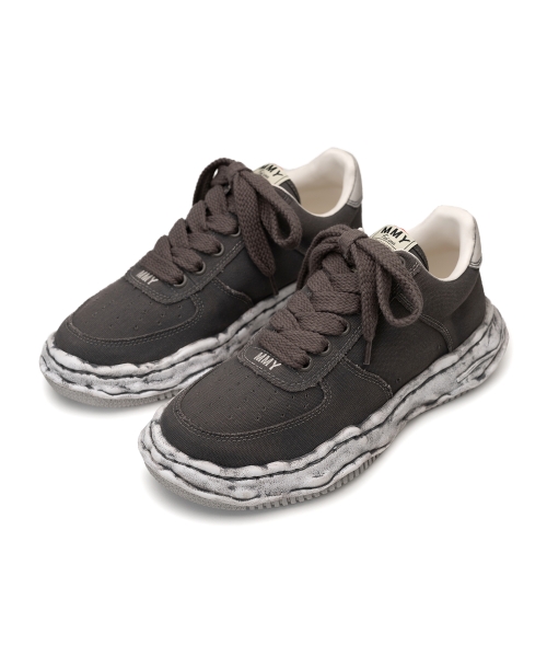 "WAYNE" OG Sole Over-Dyed Canvas Low-top Sneaker