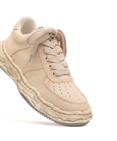 "WAYNE" OG Sole Over-Dyed Canvas Low-top Sneaker