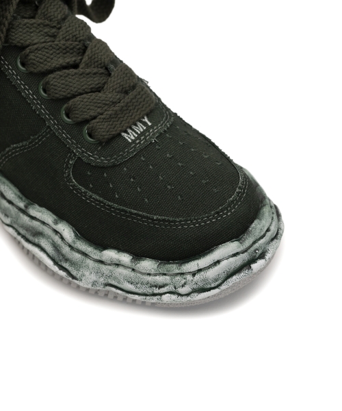 "WAYNE" OG Sole Over-Dyed Canvas Low-top Sneaker