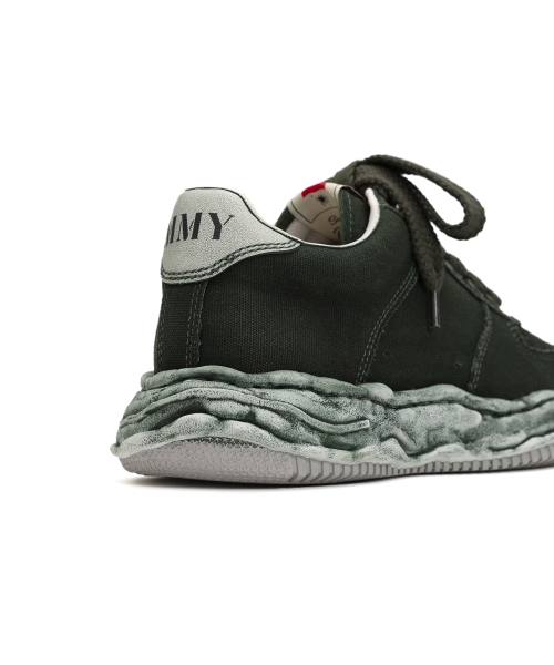 "WAYNE" OG Sole Over-Dyed Canvas Low-top Sneaker