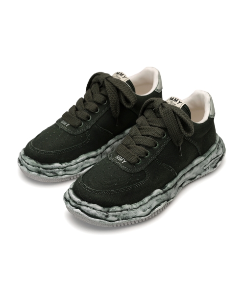 "WAYNE" OG Sole Over-Dyed Canvas Low-top Sneaker