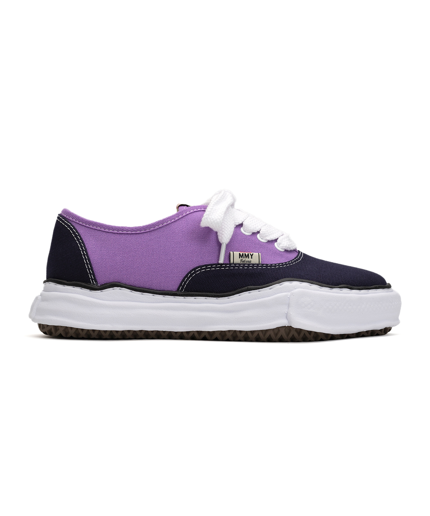 "BAKER" OG Sole  Bicolor Canvas Low-top Sneaker