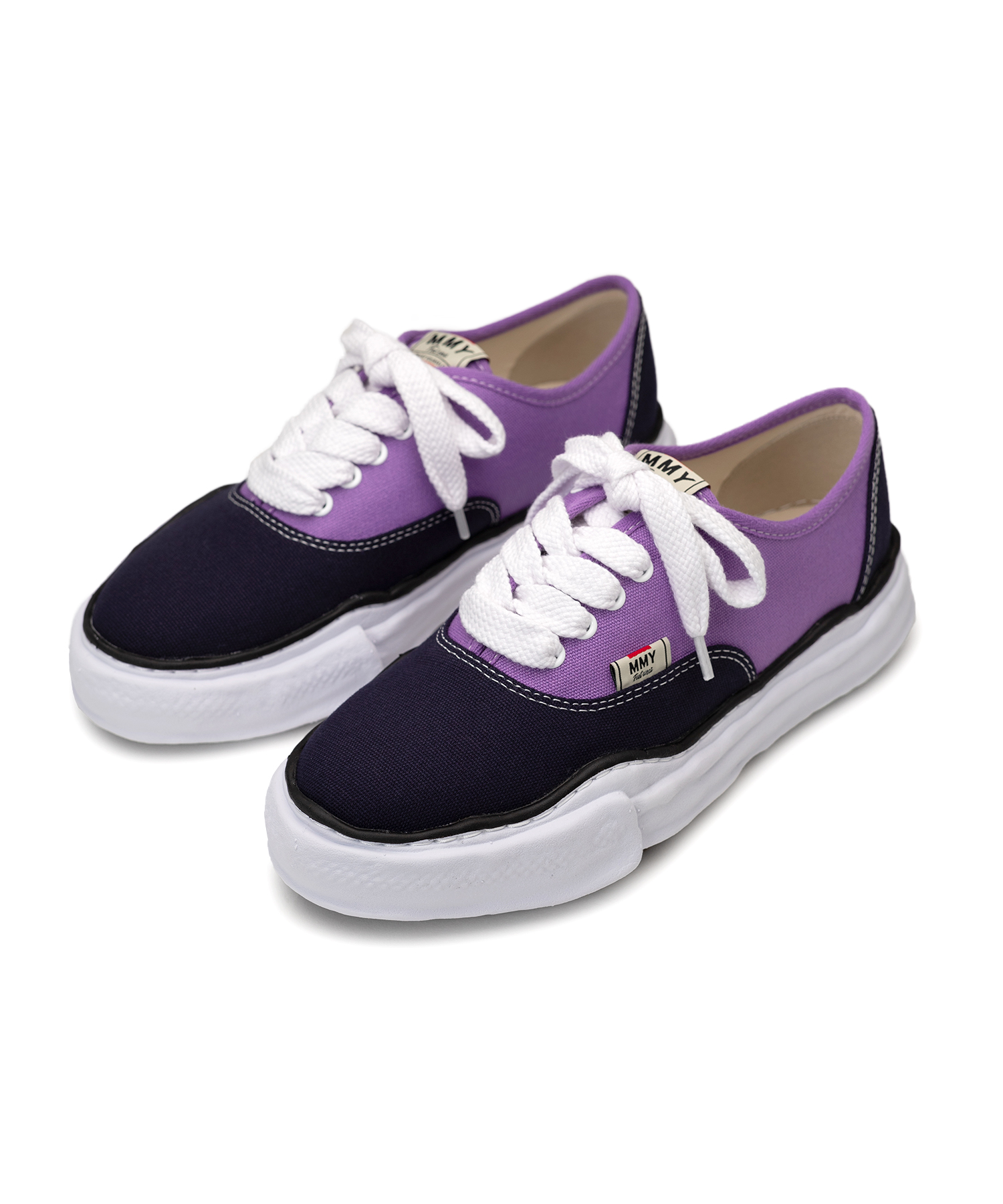 "BAKER" OG Sole  Bicolor Canvas Low-top Sneaker