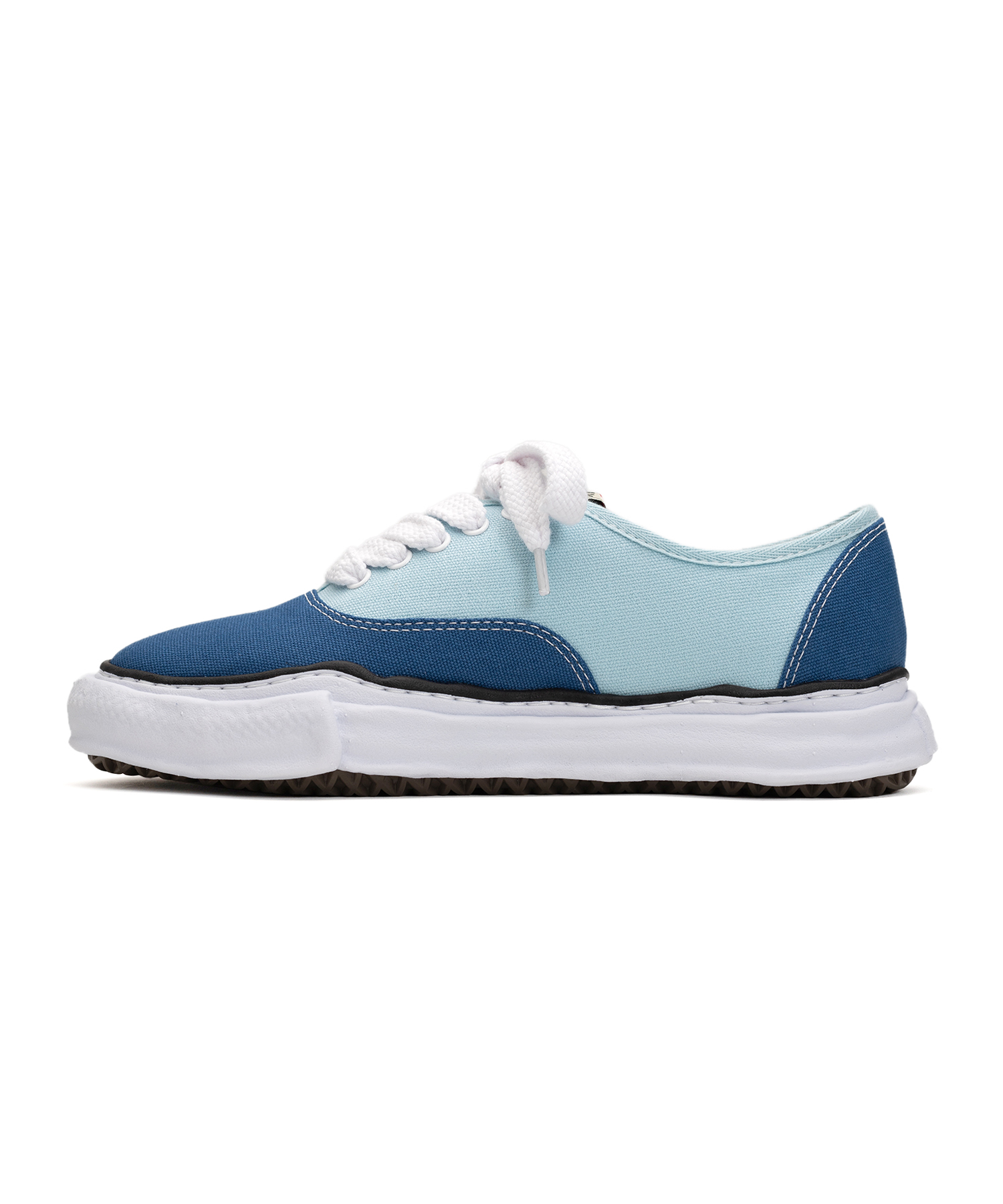 "BAKER" OG Sole  Bicolor Canvas Low-top Sneaker