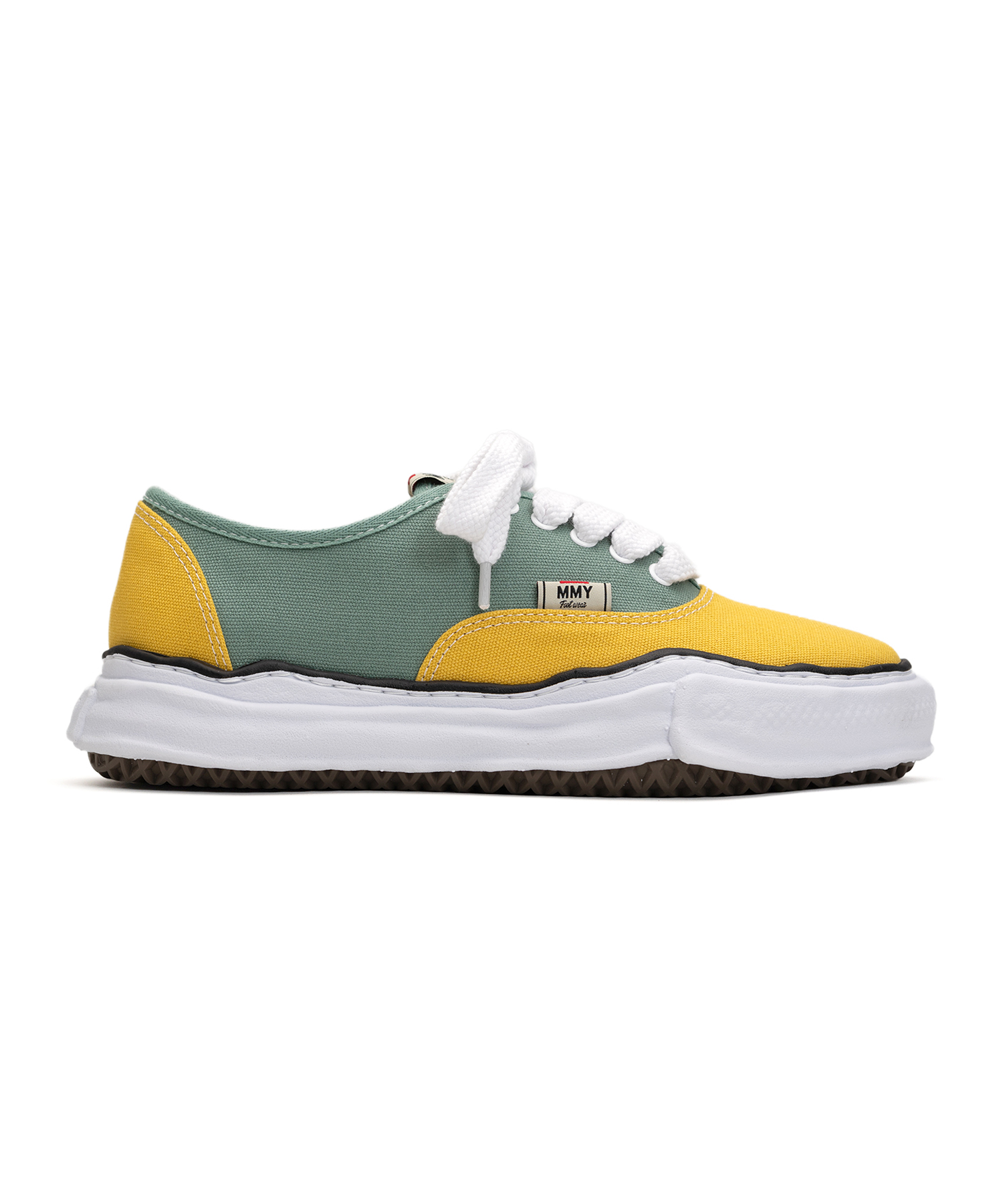 "BAKER" OG Sole  Bicolor Canvas Low-top Sneaker