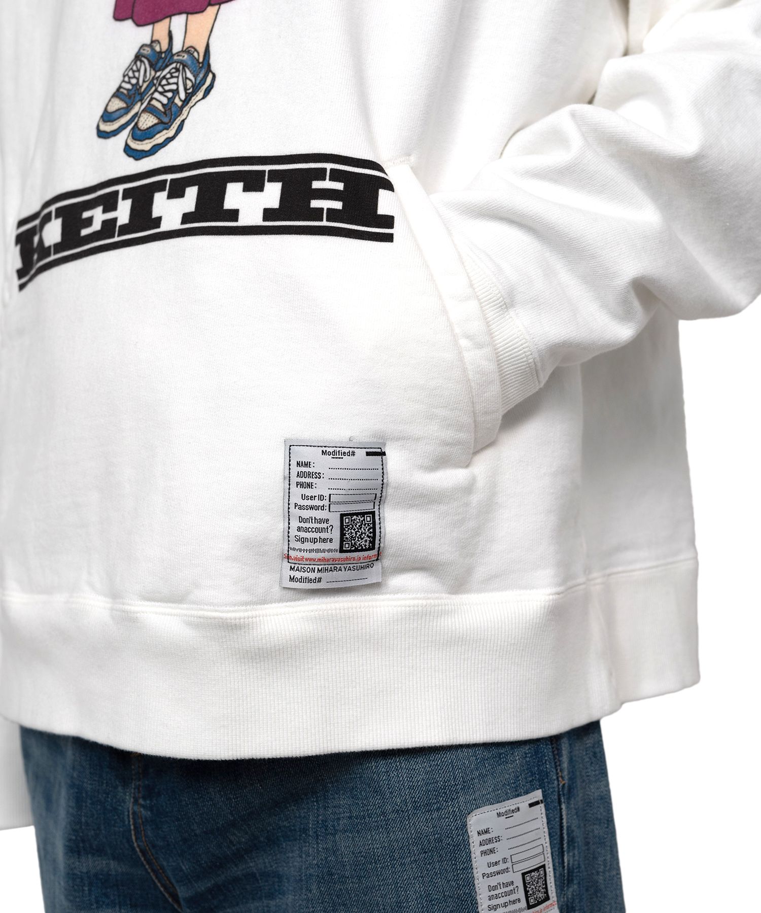 【MIHARA YASUHIRO】KEITH Printed Hoodie Maison MIHARA YASUHIRO ONLINE STORE（ミハラヤスヒロ