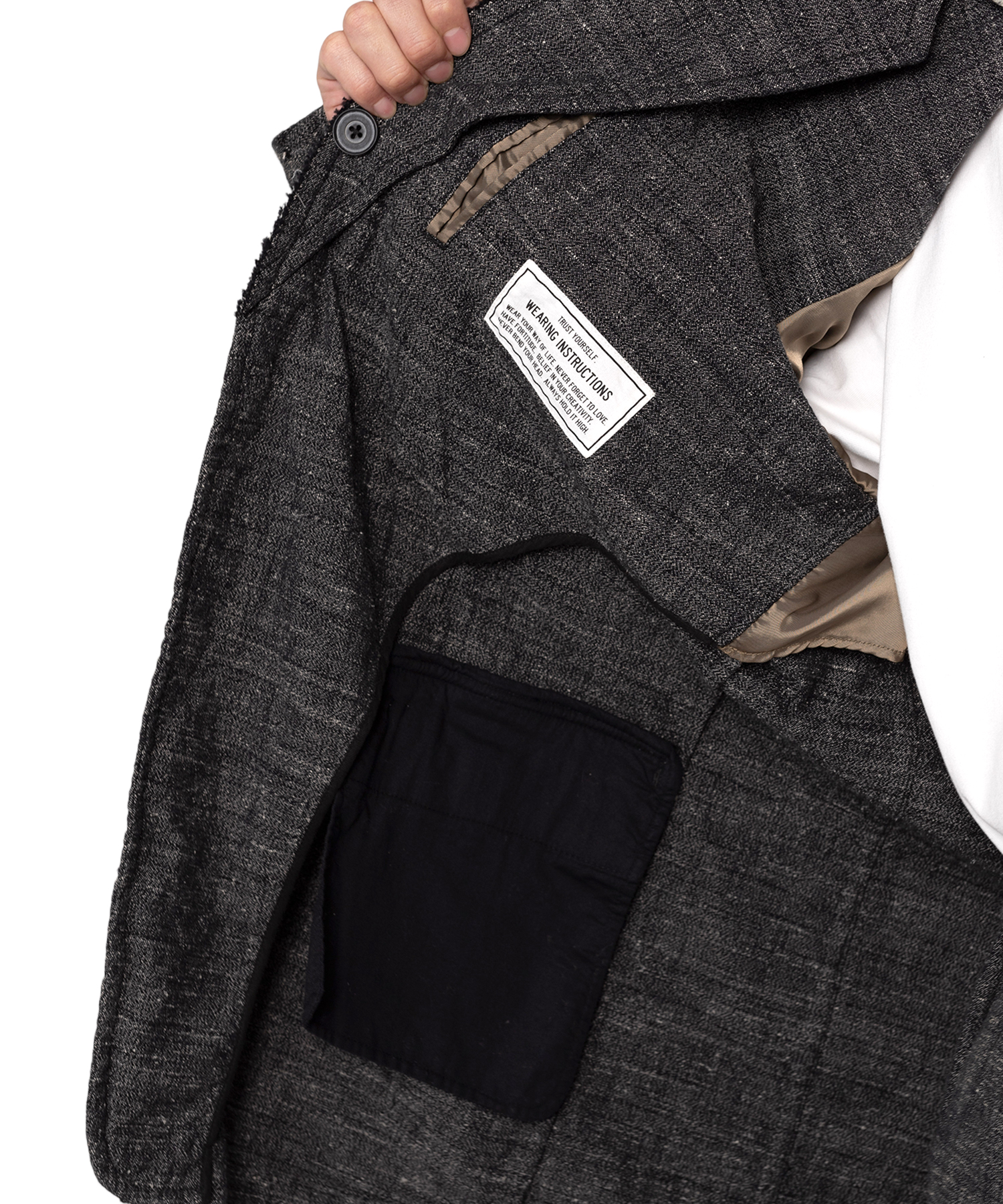 Slub Nep Tweed Jacket