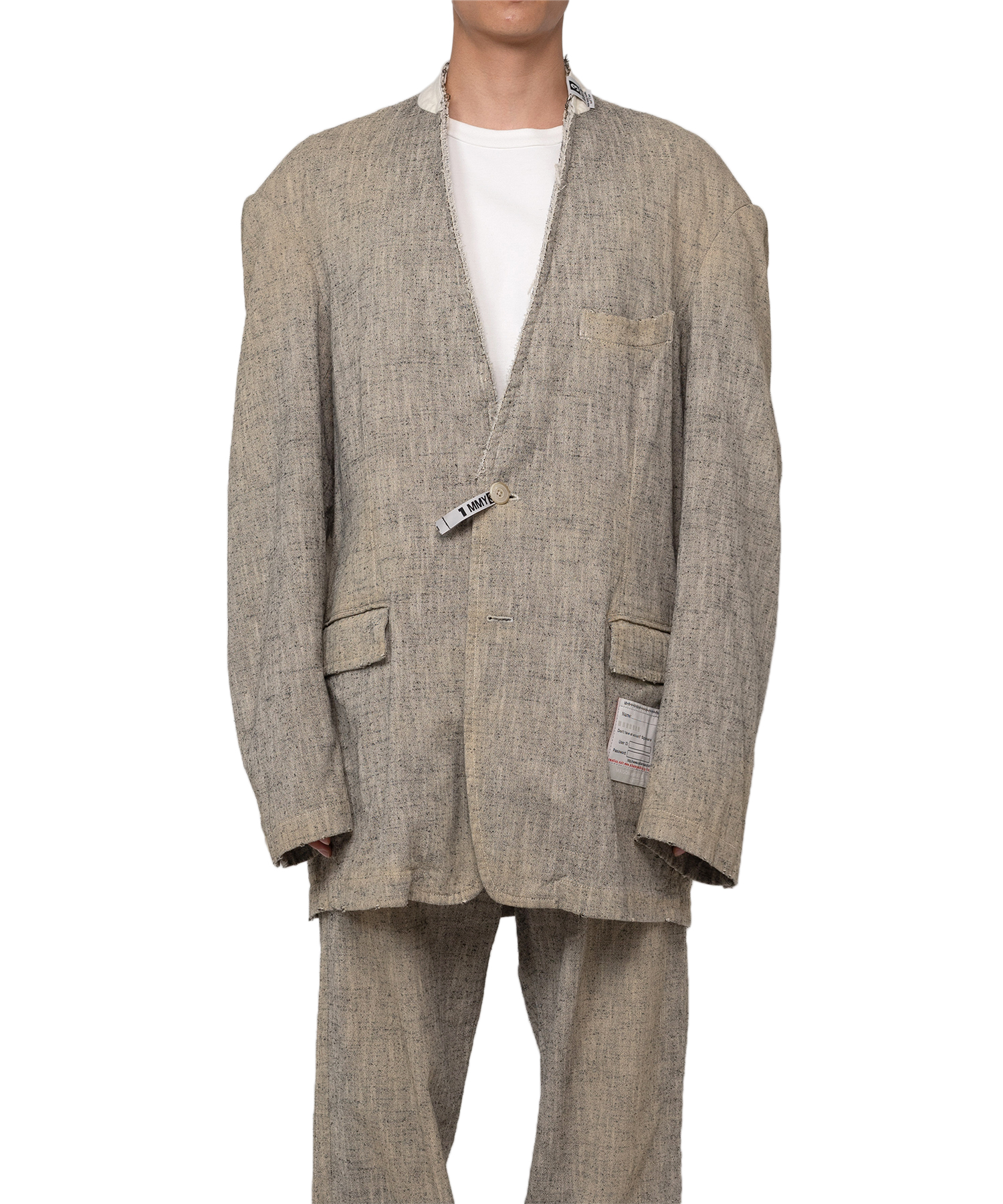 Slub Nep Tweed Jacket