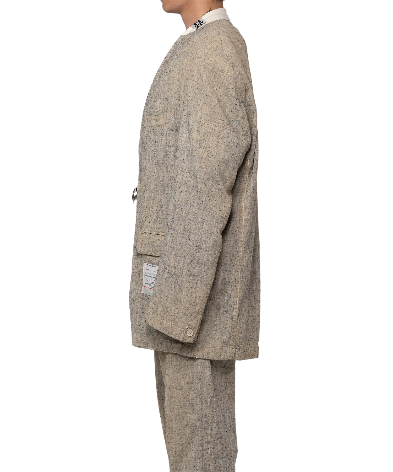 Slub Nep Tweed Jacket