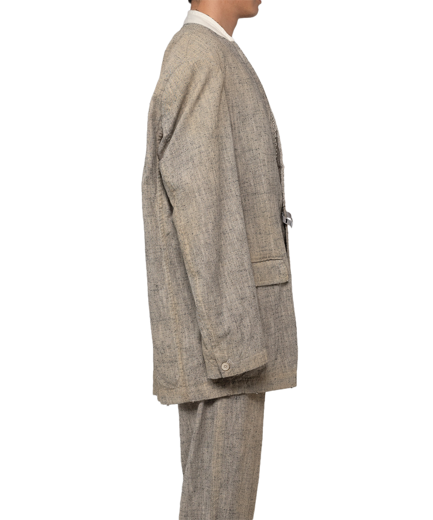 Slub Nep Tweed Jacket