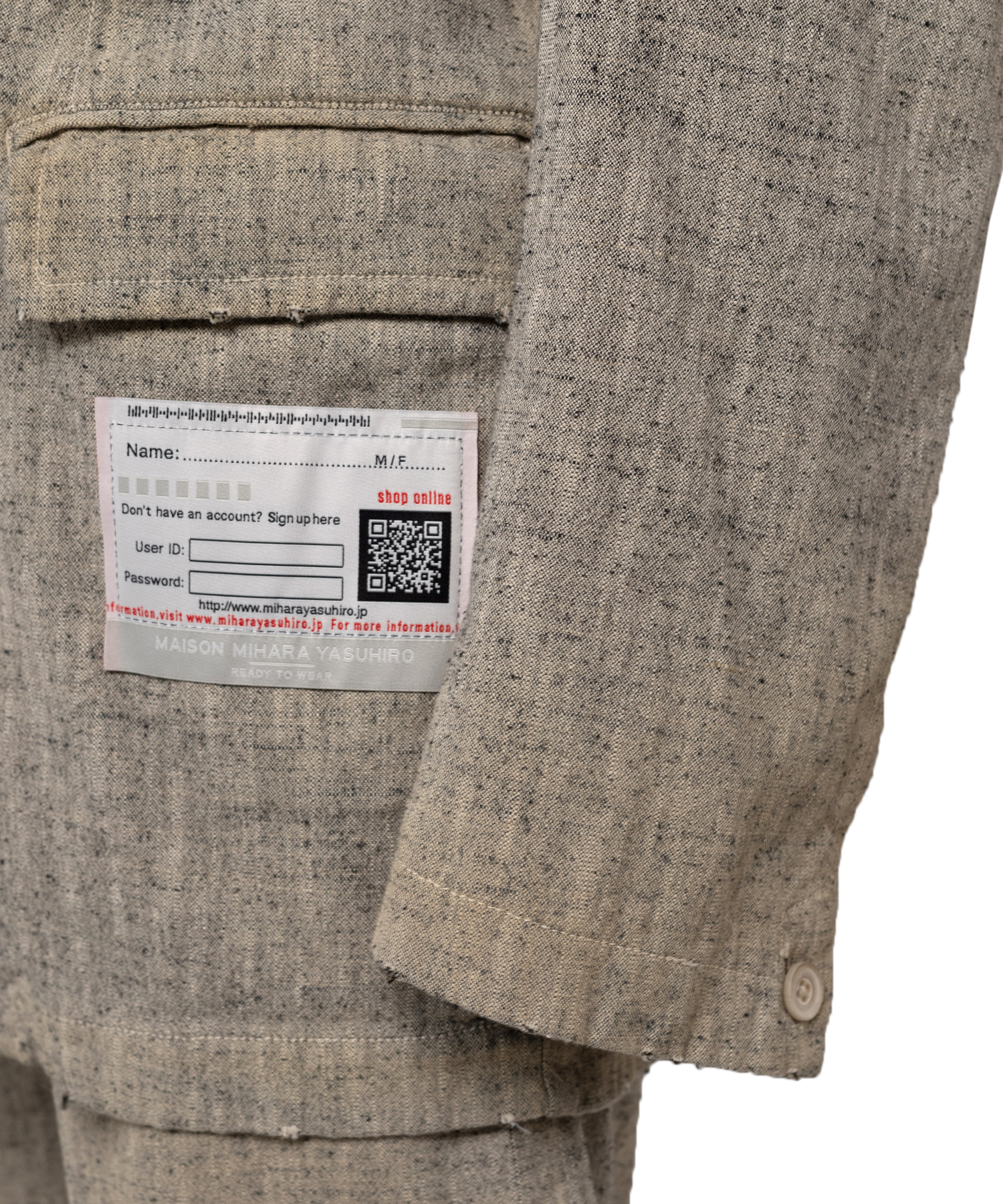 Slub Nep Tweed Jacket