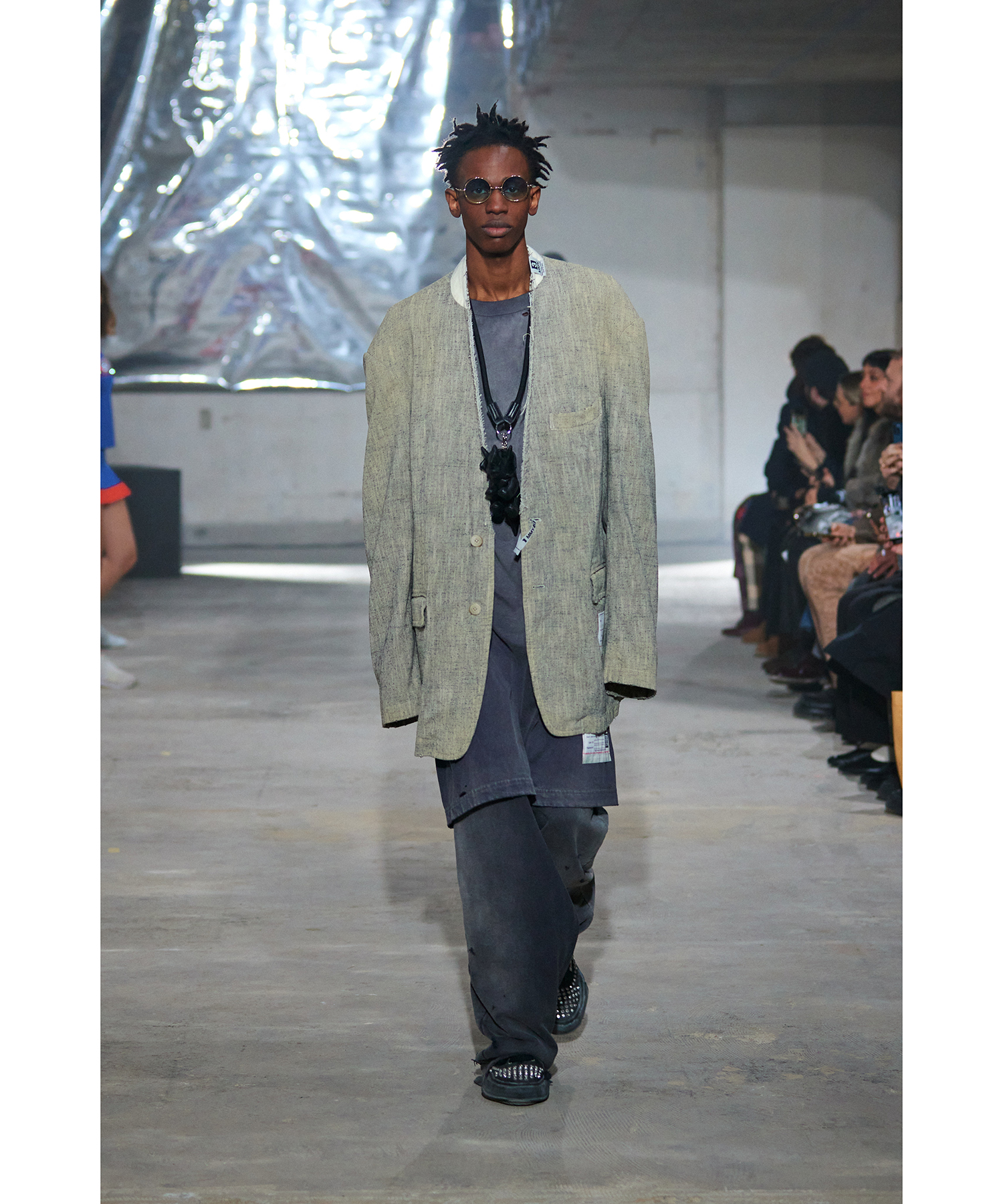 Slub Nep Tweed Jacket