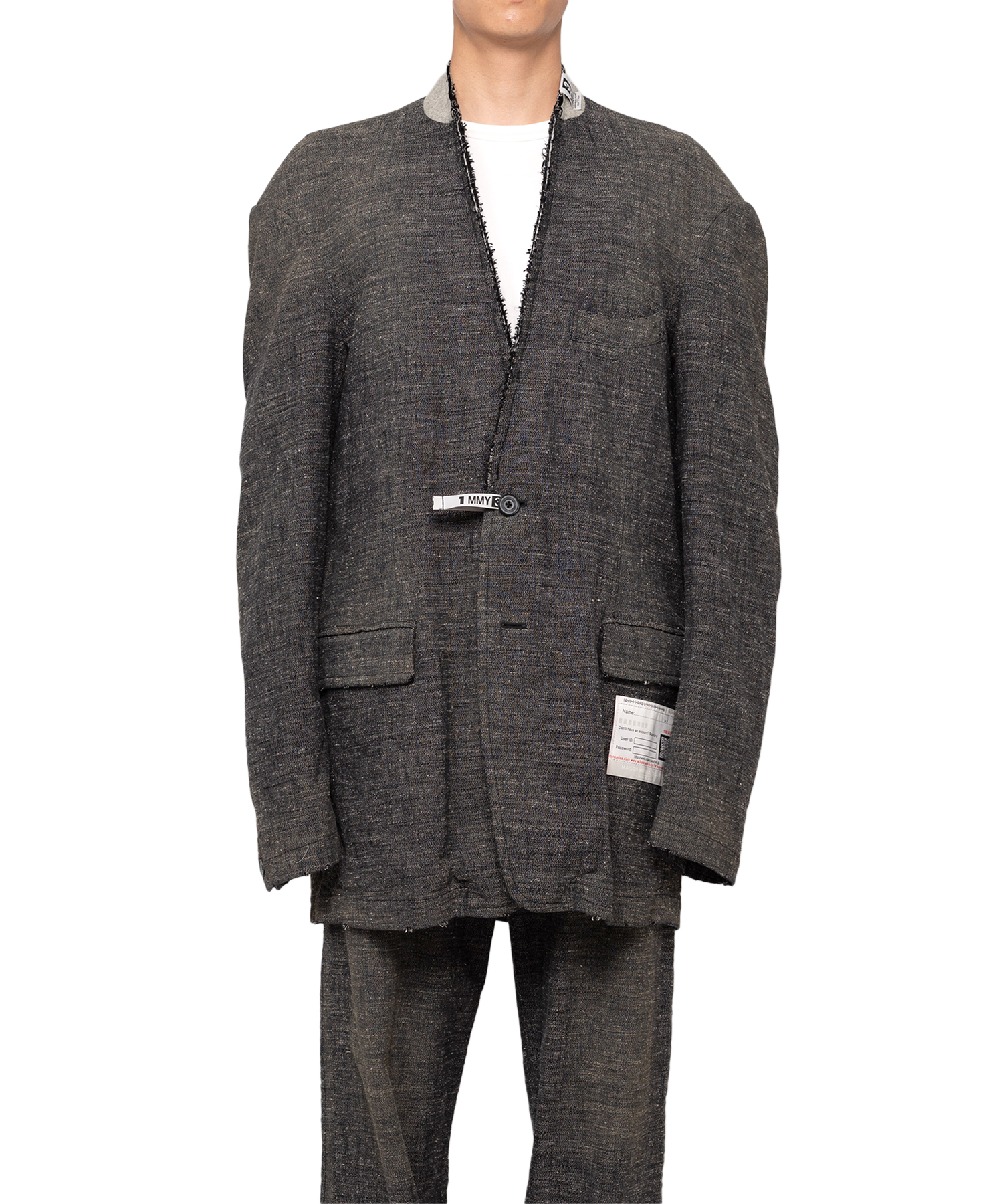 Slub Nep Tweed Jacket