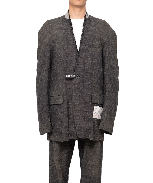 Slub Nep Tweed Jacket