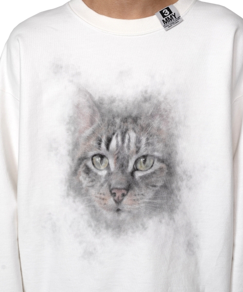 Cat Printed Sweatshirt