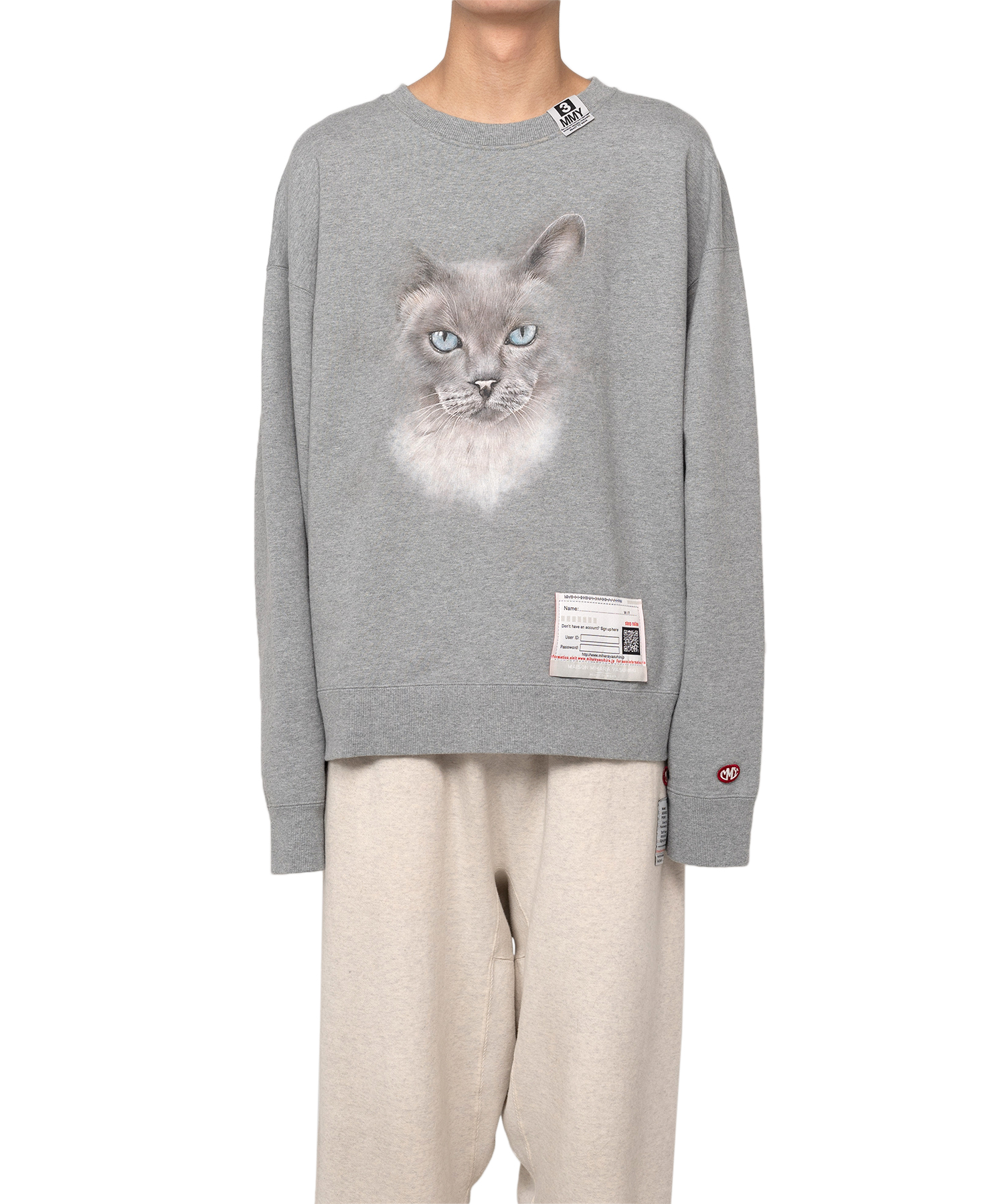 Cat Printed Sweatshirt