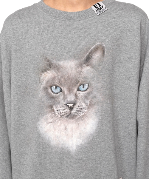 Cat Printed Sweatshirt