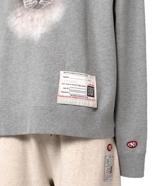 Cat Printed Sweatshirt