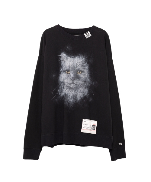 Cat Printed Sweatshirt