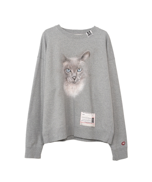 Cat Printed Sweatshirt