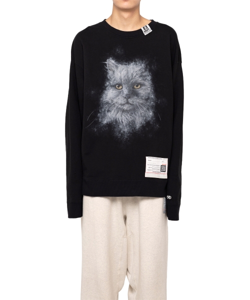 Cat Printed Sweatshirt