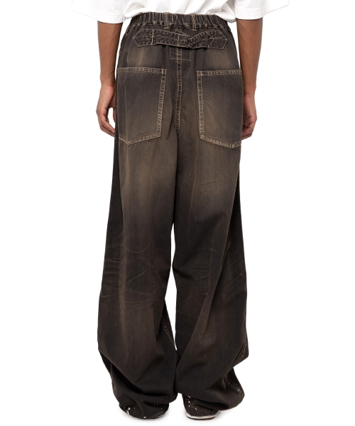 Painted Denim Baker Pants