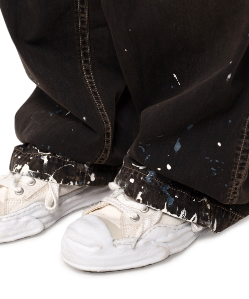 Painted Denim Baker Pants