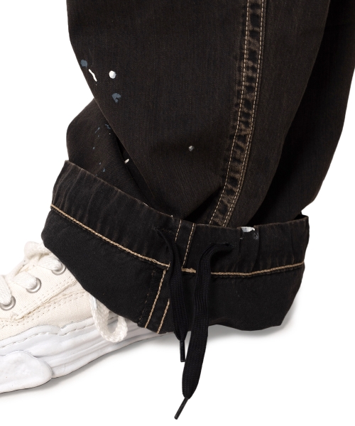 Painted Denim Baker Pants