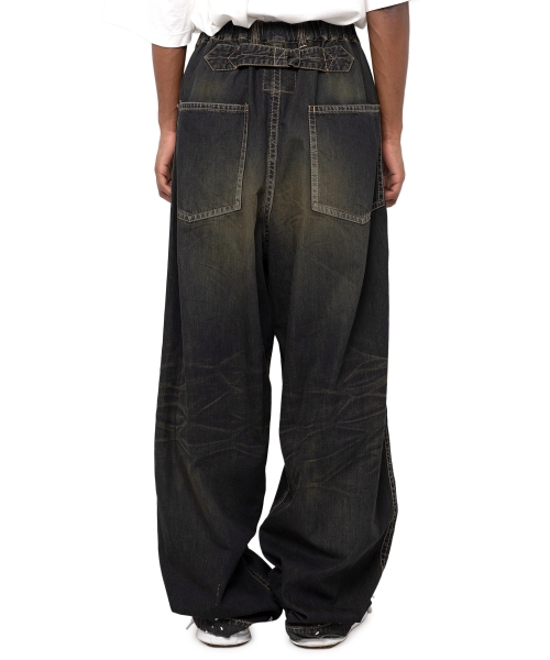 Painted Denim Baker Pants