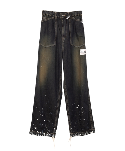 Painted Denim Baker Pants