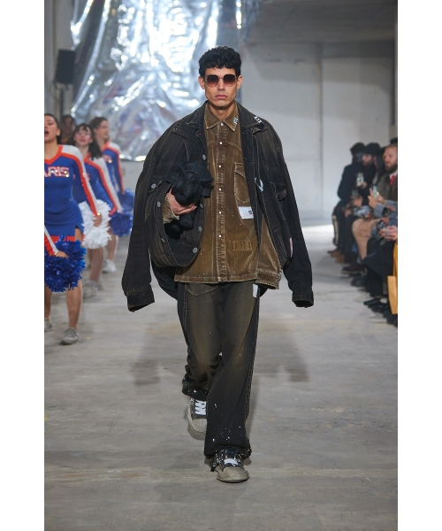 Painted Denim Baker Pants