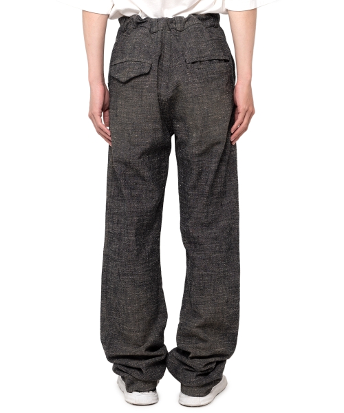 Slub Nep Tweed Wide Pants