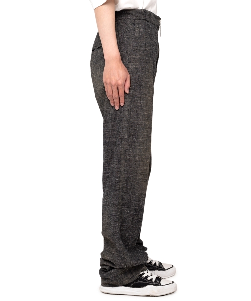 Slub Nep Tweed Wide Pants