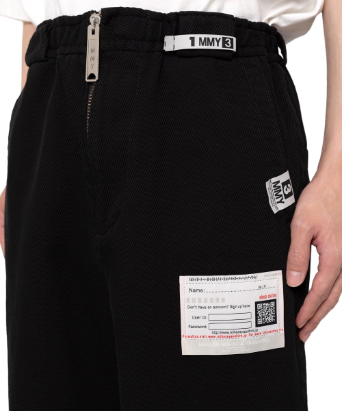 Amateur Sewn Like Wide Chino Pants