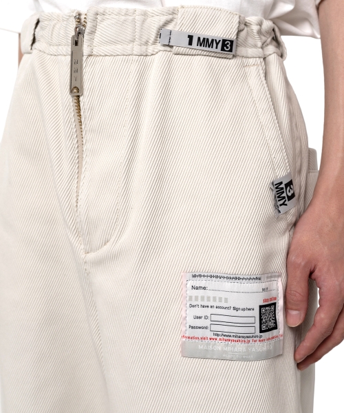 Amateur Sewn Like Wide Chino Pants