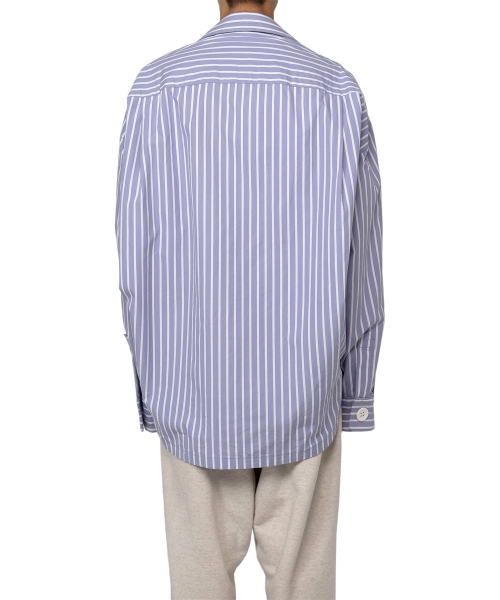 Amateur Sewn Like Strip Shirt